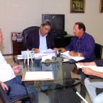 Governador recebe prefeito de Simão Dias - Fotos: André Moreira
