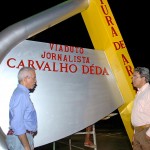 Déda conhece detalhes do novo viaduto ao lado do prefeito Edvaldo Nogueira  - Fotos:Jorge Henrique ASN