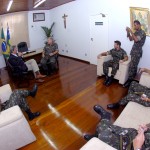 Governador recebe comandante da 6ª Região Militar em audiência - Foto: Márcio Dantas/ASN