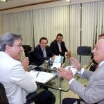 Governador recebe visita da diretoria do Bic Banco - Foto: Márcio Dantas/ASN