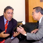 Governador discute possibilidade de parcerias com o Cônsul do Japão - Foto: André Moreira/ASN