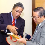 Governador discute possibilidade de parcerias com o Cônsul do Japão - Foto: André Moreira/ASN
