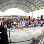 Déda participa de inauguração da última etapa do Vitória do Santa Maria - Foto: Andre Moreira/ASN