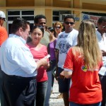 Campanha Pela Voz do Educador vai às ruas no Dia Mundial da Voz - Foto: Juarez Silveira/SEED