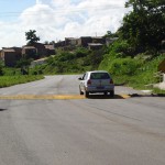 DER implanta redutor de velocidade e sinalização em rodovia de Socorro - Foto: Ascom/DER