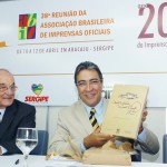 Déda destaca importância da Imprensa Oficial em reunião da Abio - Foto: Márcio Dantas/ASN