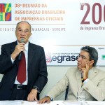 Déda destaca importância da Imprensa Oficial em reunião da Abio - Foto: Márcio Dantas/ASN