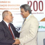 Déda destaca importância da Imprensa Oficial em reunião da Abio - Foto: Márcio Dantas/ASN