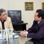 Déda recebe visita do novo superintendente do BNB em Sergipe - Foto: Márcio Dantas/ASN