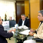 Déda recebe visita do novo superintendente do BNB em Sergipe - Foto: Márcio Dantas/ASN