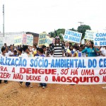 Colégio Estadual realiza caminhada contra a dengue - Foto: Juarez Silveira/SEED