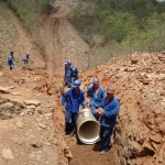 Adutora do SemiÁrido tem 75% dos canos já implantados - Foto: Ascom/Deso