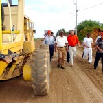 Marcelo Déda visita obra da rodovia Canindé  Capim Grosso -