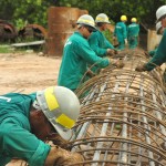Ponte Joel Silveira: novo bloco do apoio será concretado nesta terça - Foto: Ascom/DER