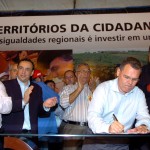 Déda inaugura mercado e assina convênios com MDA em Poço Verde - Foto: Márcio Dantas/ASN