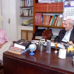 Marcelo Déda faz visita ao exgovernador Celso de Carvalho - Foto: Márcio Dantas/ASN