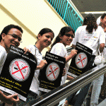 Mobilização em shoppings da capital comemora o Dia Mundial sem Tabaco - Foto: Lúcio Telles