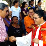 Déda participa de procissão em homenagem ao padroeiro de Frei Paulo - Foto: André Moreira/ASN