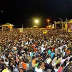 Multidão de mais de 150 mil pessoas confirma sucesso do Arraiá do Povo - Foto: César de Oliveira/ASN