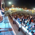 Sergipanos da Vô di Xote sobem ao palco Clemilda - Foto: Márcio Dantas / ASN