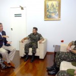 Marcelo Déda recebe visita do comandante da 6ª Região Militar - Foto: Márcio Dantas/ASN