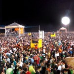 Público lota a primeira noite de shows do Arraiá do Povo - Foto: Márcio Dantas/ASN