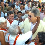Déda participa de procissão para Santo Antônio em Itabaiana - Foto: Márcio Dantas/ASN