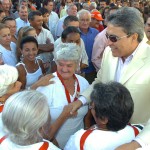 Déda participa de procissão para Santo Antônio em Itabaiana - Foto: Márcio Dantas/ASN