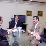 Governador recebe dirigentes da Caixa Econômica Federal - Foto: Márcio Dantas/ASN
