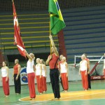 Ginastas da Dinamarca se apresentaram no Constâncio Vieira - Foto: Ascom / Seel