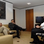 Déda debate ampliação do Aeroporto de Aracaju com presidente da Infraero - Déda em audiência com o presidente da Infraero