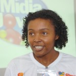 Encerrada primeira semana de atividades do projeto Mídia Jovem  - Eloísa Galdino parabeniza a primeira turma do Mídia Jovem / Foto: César de Oliveira / ASN