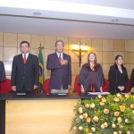 Governador prestigia posse da procuradora Cristina Brandi no MP - Foto: César de Oliveira/ASN