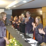Governador prestigia posse da procuradora Cristina Brandi no MP - Foto: César de Oliveira/ASN