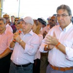 Déda entrega casas e assina ordem de serviço para barragem em Poço Verde - Foto: Marcio Dantas/ASN