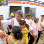 Déda entrega casas e assina ordem de serviço para barragem em Poço Verde - Foto: Marcio Dantas/ASN