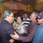 Déda acompanha procissão em homenagem à padroeira de Simão Dias  - Foto: César de Oliveira/ASN