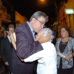 Déda acompanha procissão em homenagem à padroeira de Simão Dias  - Foto: César de Oliveira/ASN