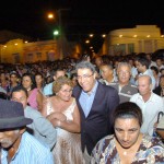 Déda acompanha procissão em homenagem à padroeira de Simão Dias  - Foto: César de Oliveira/ASN