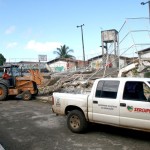 Alunos da Antônio Fontes Freitas transformam paredes em obras de arte - Foto: Juarez Silveira/SEED