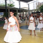 Professora norteamericana almoça com alunos do Atheneu - Foto: Juarez Silveira/Seed