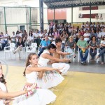 Professora norteamericana almoça com alunos do Atheneu - Foto: Juarez Silveira/Seed