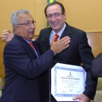 Déda prestigia entrega de título de cidadão sergipano ao gerente da BR - Foto: Márcio Dantas/ASN