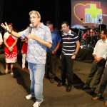 Déda participa de eventos das religiões evangélica e católica - Evento evangélico 'Mais de Deus' / Foto: Marcos Rodrigues/ASN