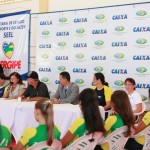 Seleção Brasileira de Ginástica chega à Aracaju para iniciar treinamento olímpico - Foto: Joel Luiz / Seel