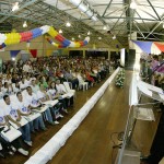 Marcelo Déda comemora aprovação de alunos da rede estadual no vestibular  - Foto: Marcos Rodrigues/ASN