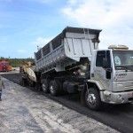 Ponte Joel Silveira recebe as primeiras camadas de asfalto - Foto: Mário Sousa/Seinfra