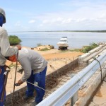 Ponte Joel Silveira recebe as primeiras camadas de asfalto - Foto: Mário Sousa/Seinfra