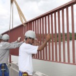 Ponte Joel Silveira recebe as primeiras camadas de asfalto - Foto: Mário Sousa/Seinfra