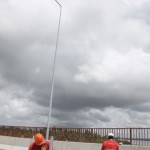 Ponte Joel Silveira recebe as primeiras camadas de asfalto - Foto: Mário Sousa/Seinfra